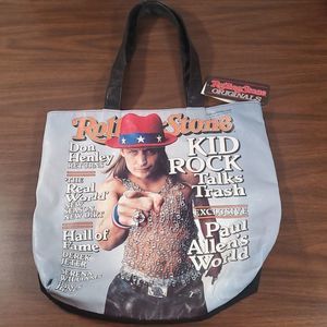 New! Deadstock Vintage June 2000 Rolling‎ Stone Magazine Kid Rock Tote Bag